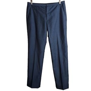 Marc Jacobs 6 Dress‎ Pants Women Wool Career Work Designer Business Navy Blue